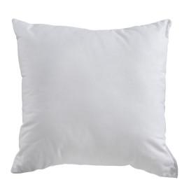 The pillow insert is made of 100% recycled polyester, which is obtained from plastic bottles collected in the oceans.