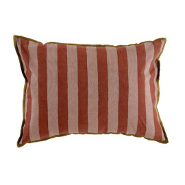 BAYADERE Cushion Cover – Nude and Brick Red – 40x30 cm