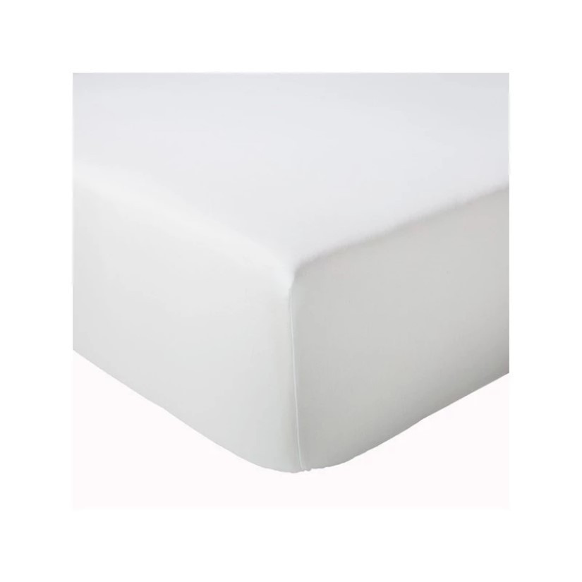 French fitted sheet BLANC